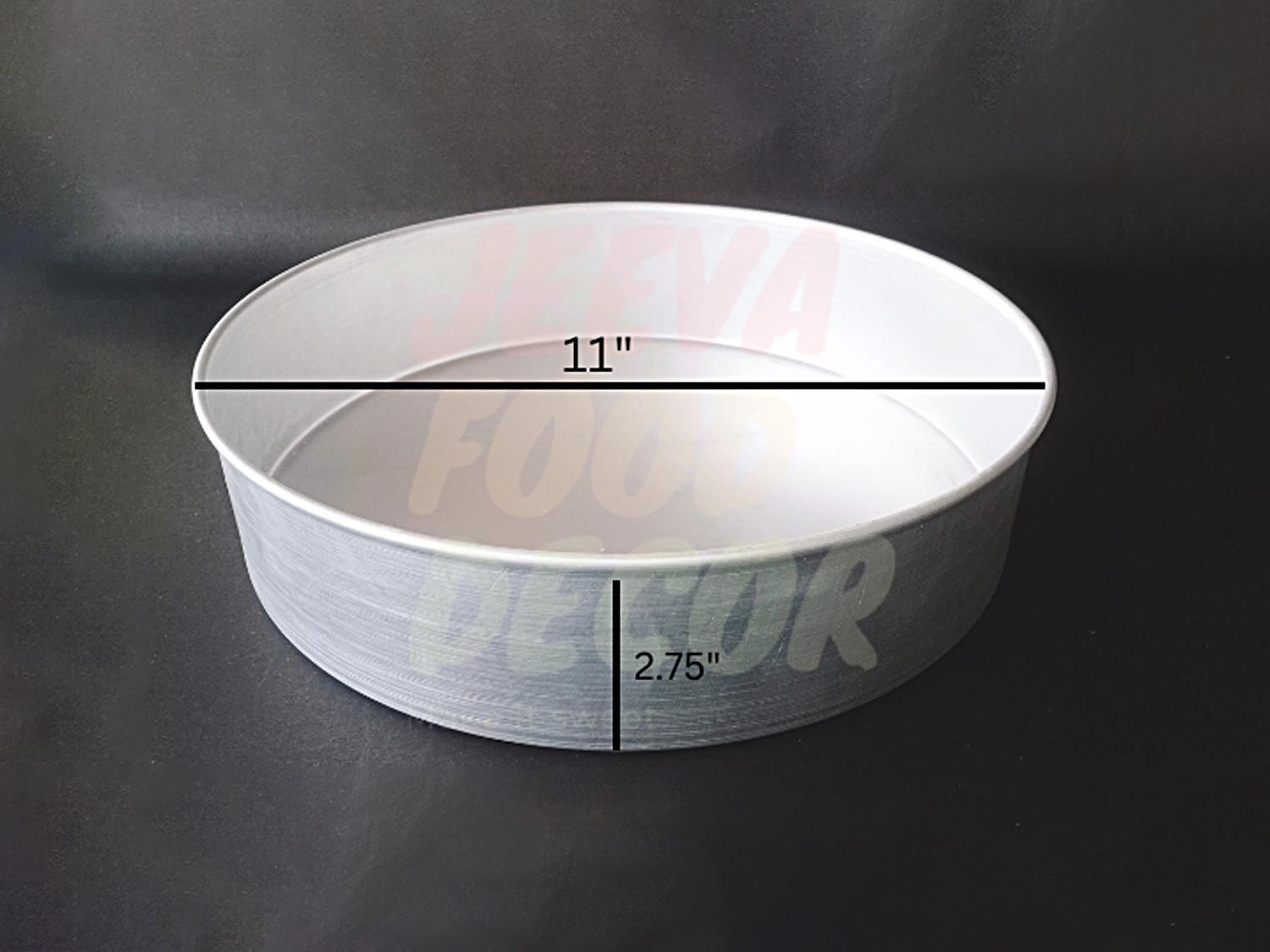 Aluminium Round Cake Mould Pan - 11 X 2.75 Inch