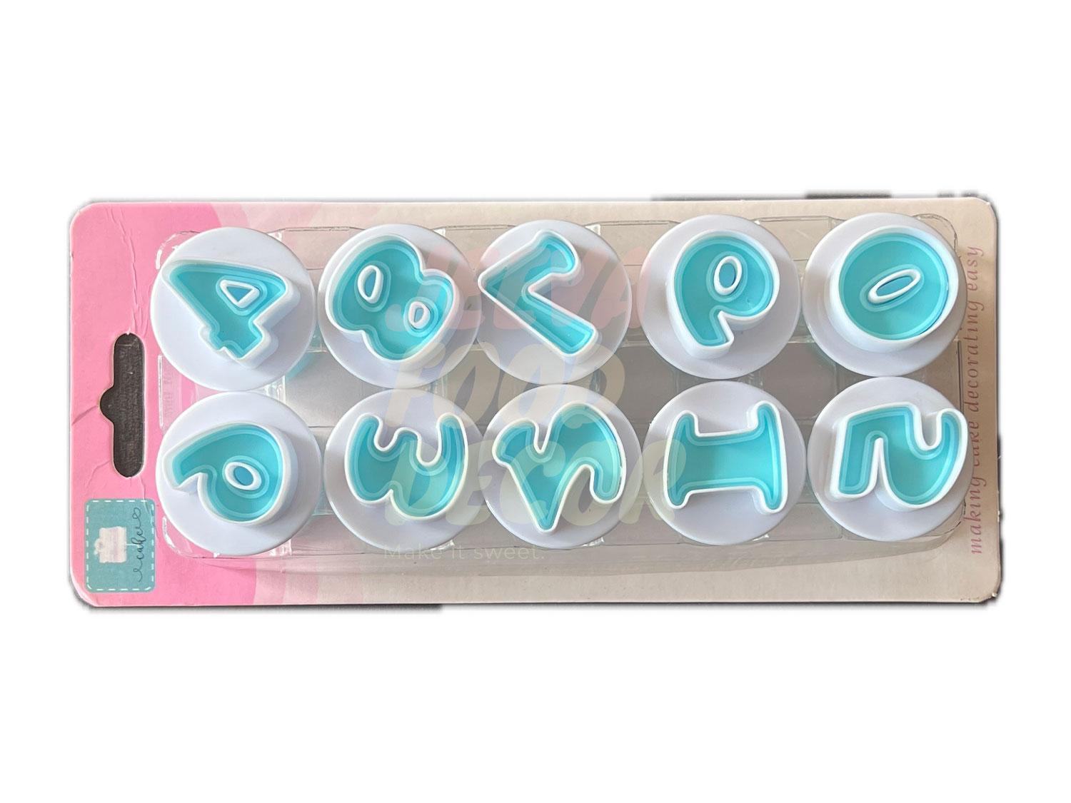 10 Piece (0 To 9) Number Shaped Fondant Cutter Plunger Mould